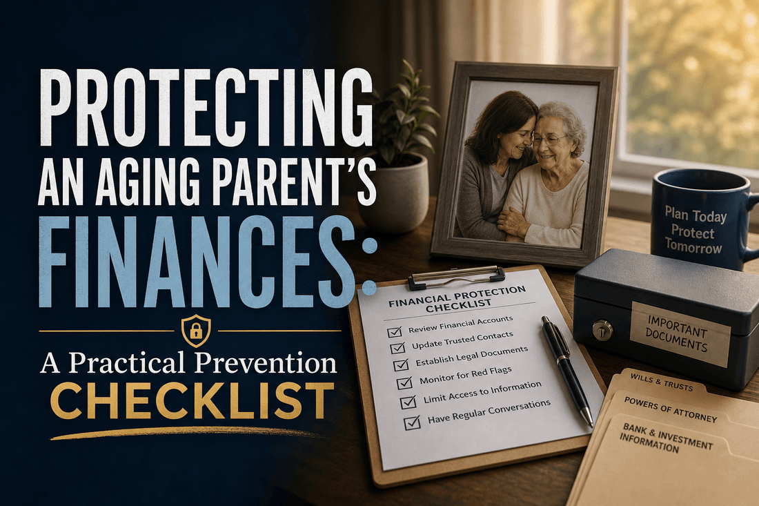 Protecting an Aging Parent's Finances: A Practical Prevention Checklist