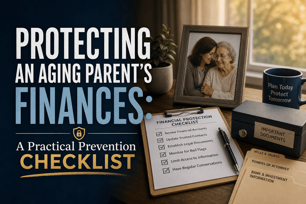 Protecting an Aging Parent's Finances: A Practical Prevention Checklist