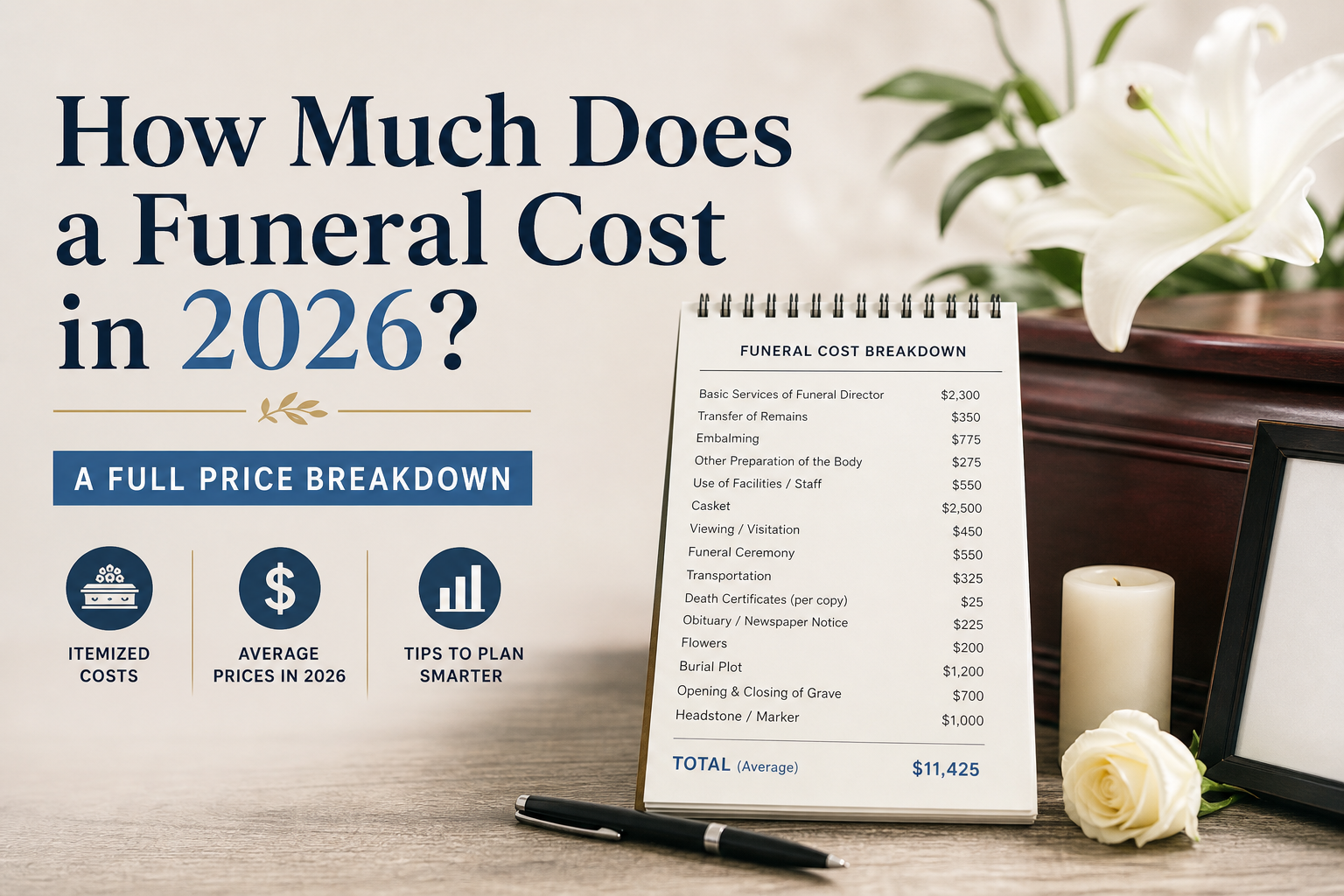 How Much Does a Funeral Cost in 2026? A Full Price Breakdown