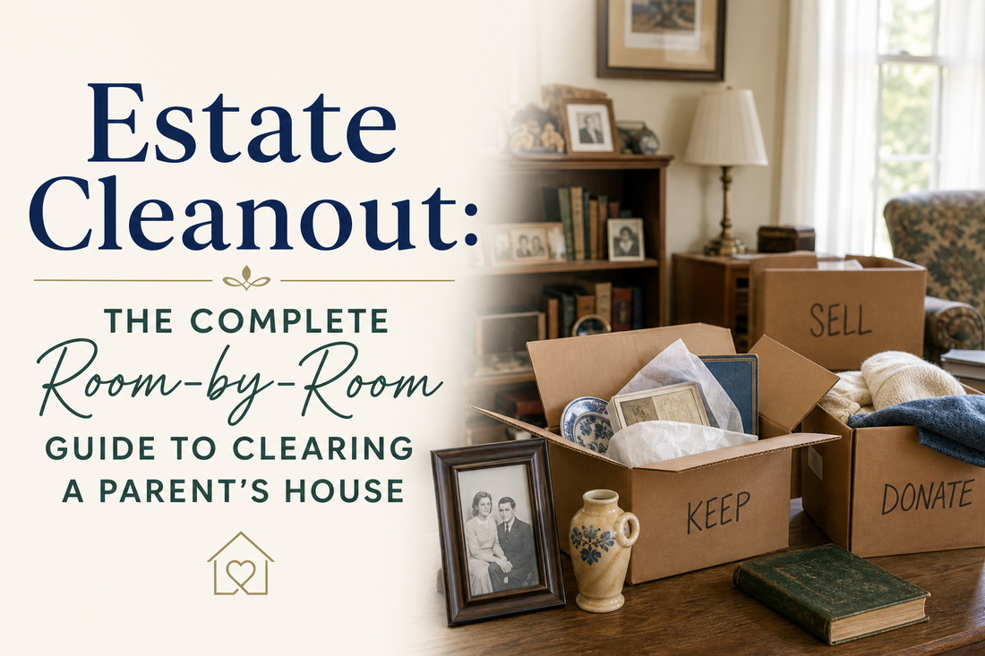 Estate Cleanout: The Complete Room-by-Room Guide to Clearing a Parent's House