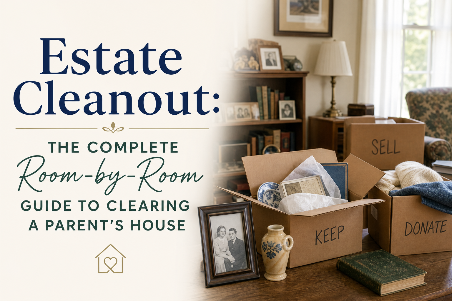 Estate Cleanout: The Complete Room-by-Room Guide to Clearing a Parent's House