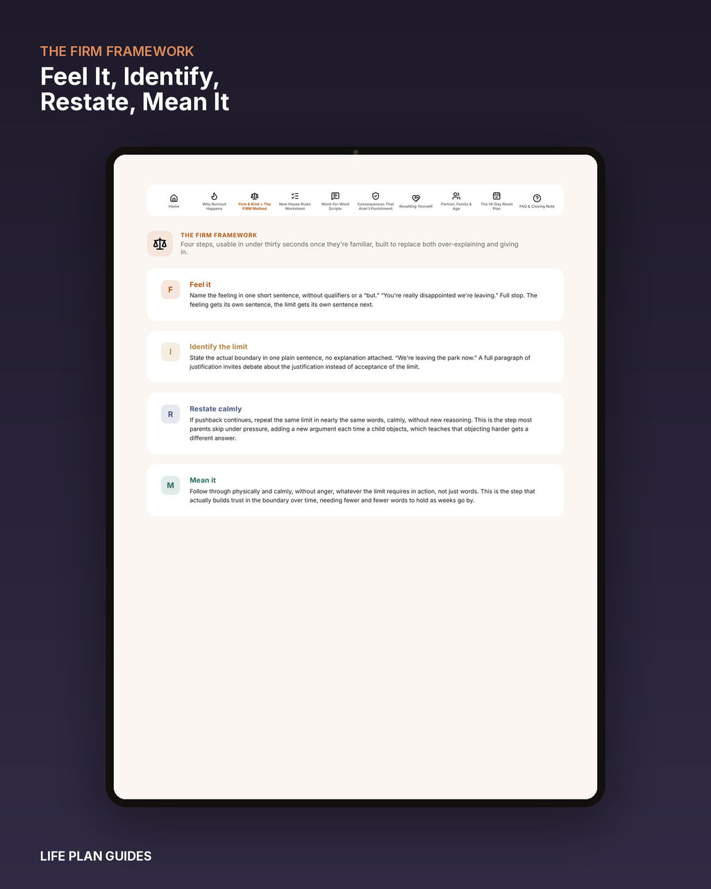 The Firm & Kind Reset