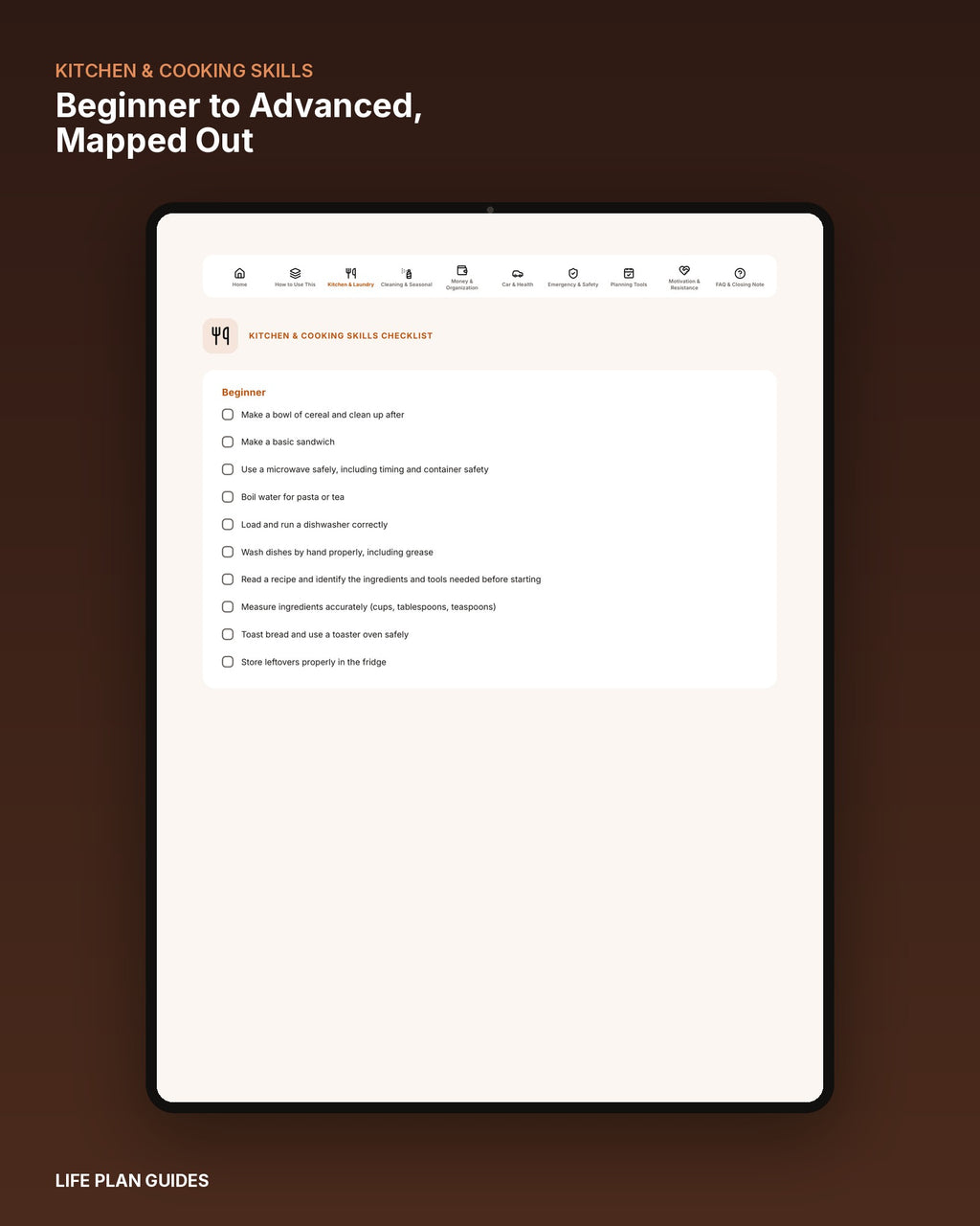 The Teen Household Independence Master Checklist