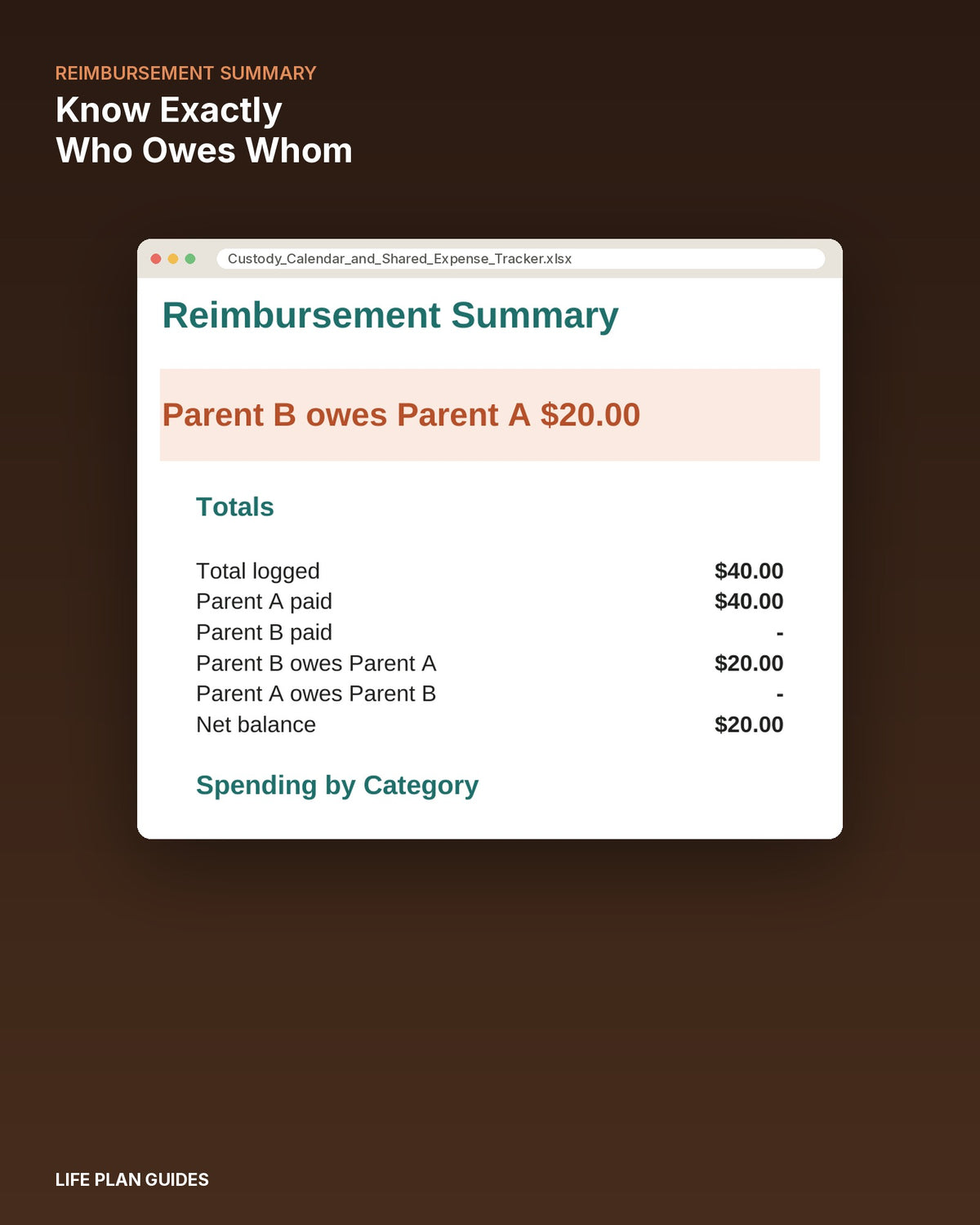 Custody Calendar & Shared Expense Tracker