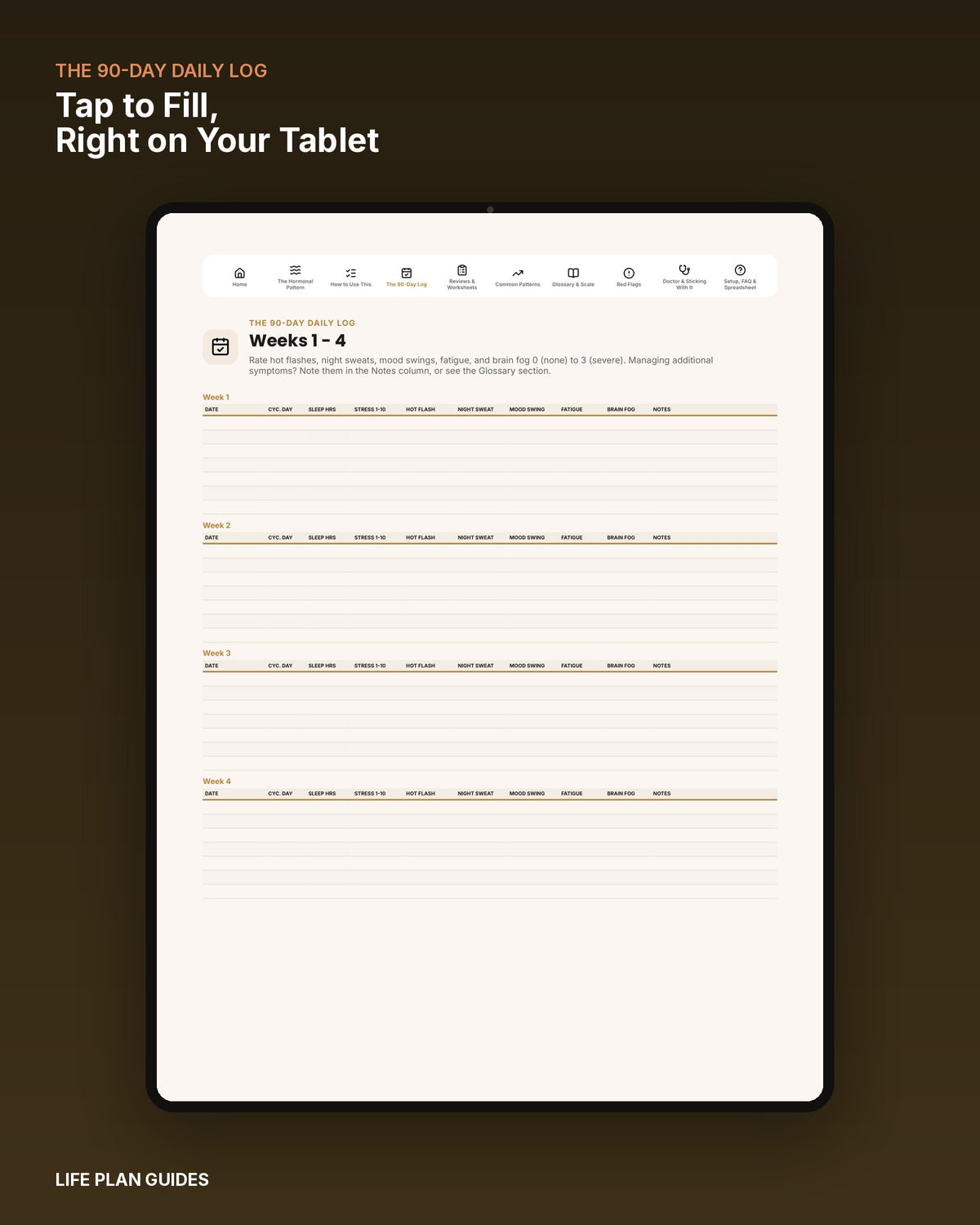 The Symptom Fluctuation & Relapse Diagnostic Logbook
