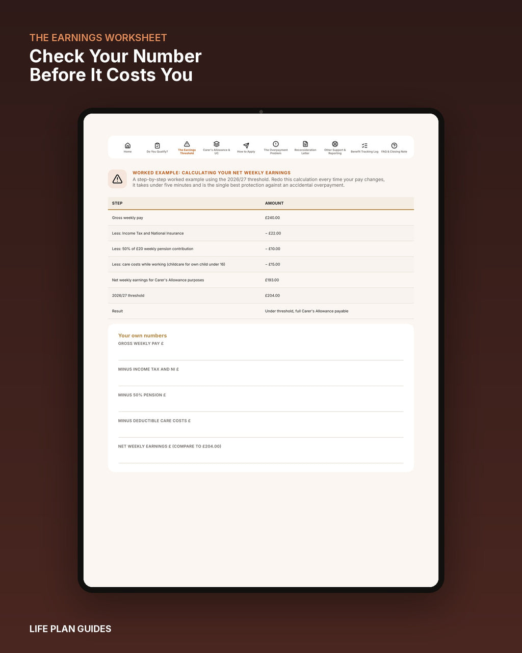 The Carer's Allowance & Universal Credit Navigation Guide