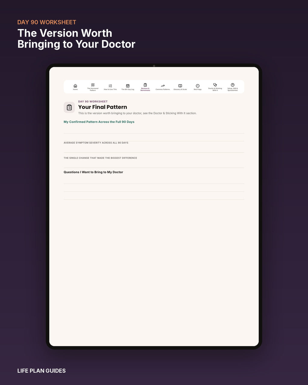 The Symptom Fluctuation & Relapse Diagnostic Logbook
