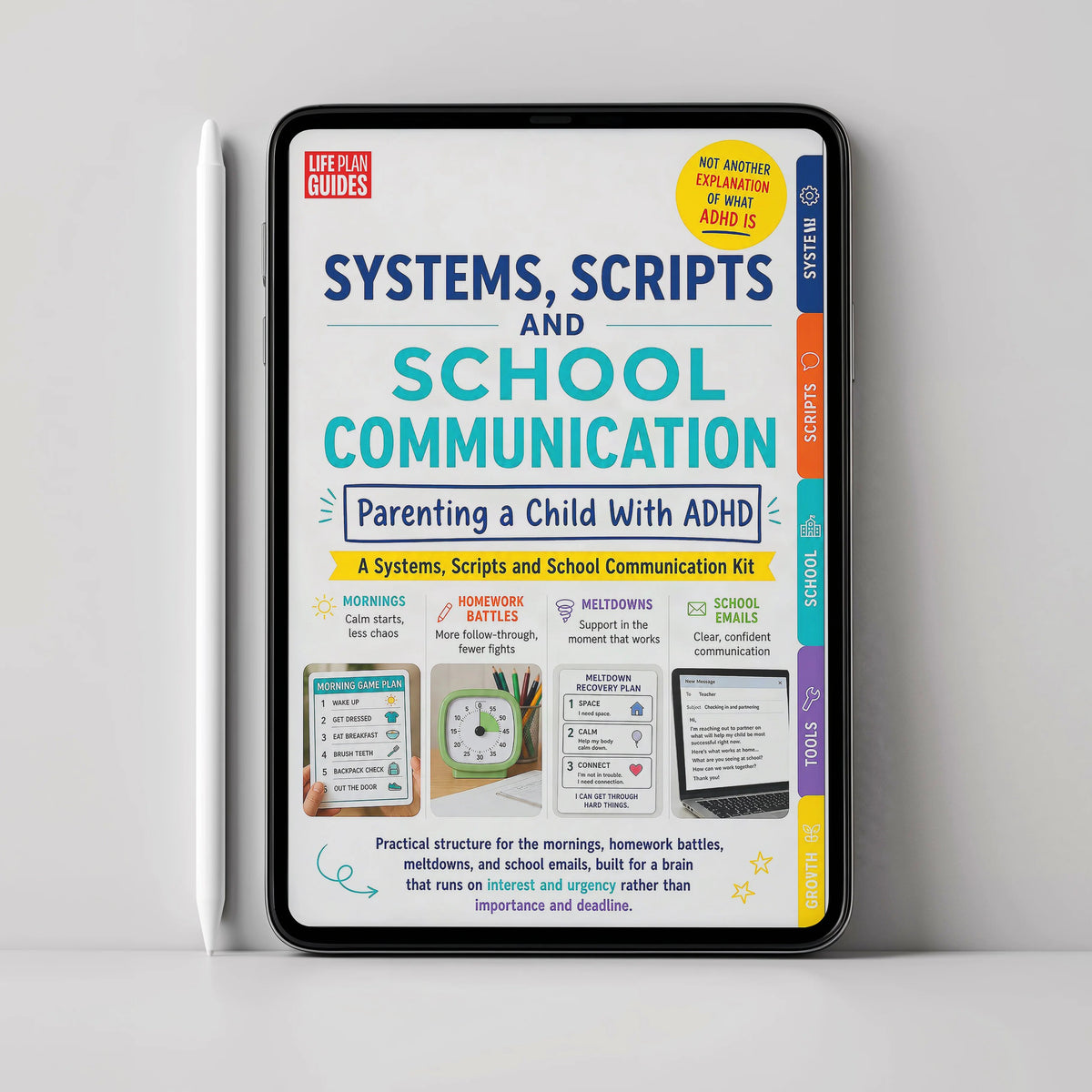 Parenting a Child With ADHD: Systems, Scripts & School Communication Kit