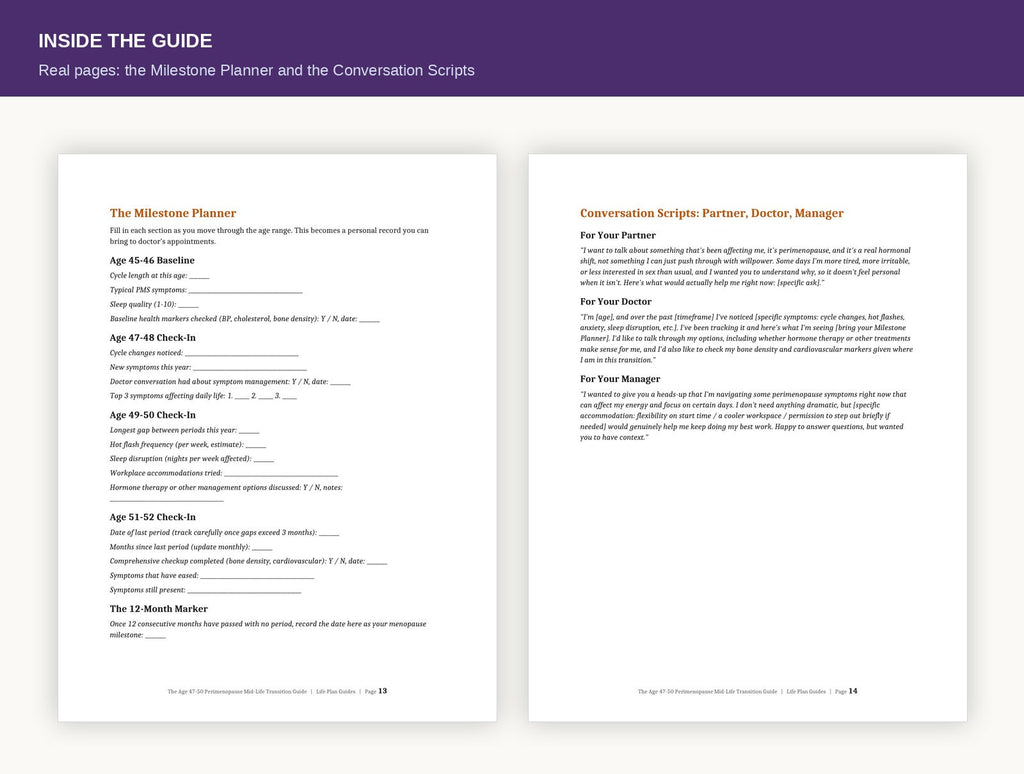 Inside the guide preview