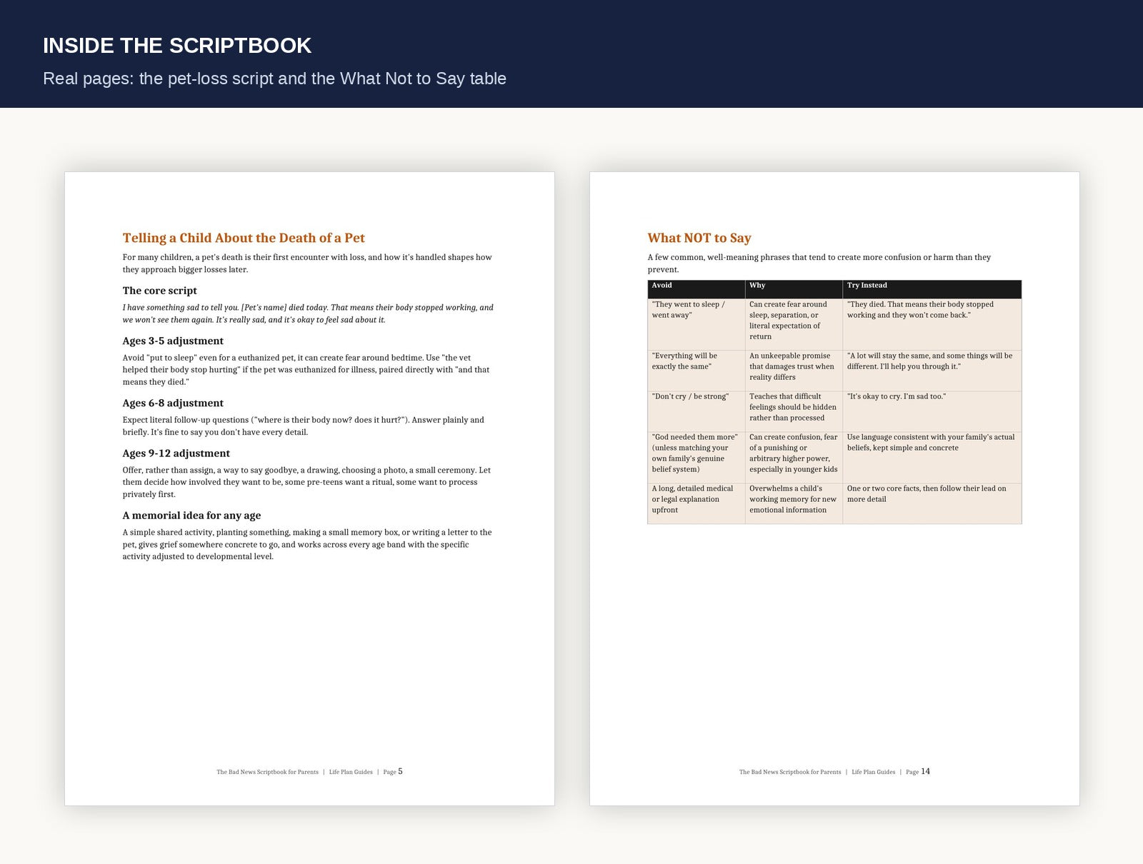 The Bad News Scriptbook for Parents