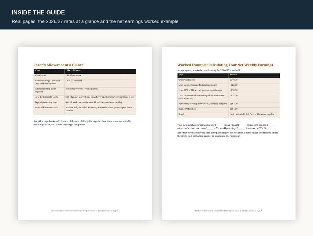 Inside The Carer's Allowance & Universal Credit Navigation Guide