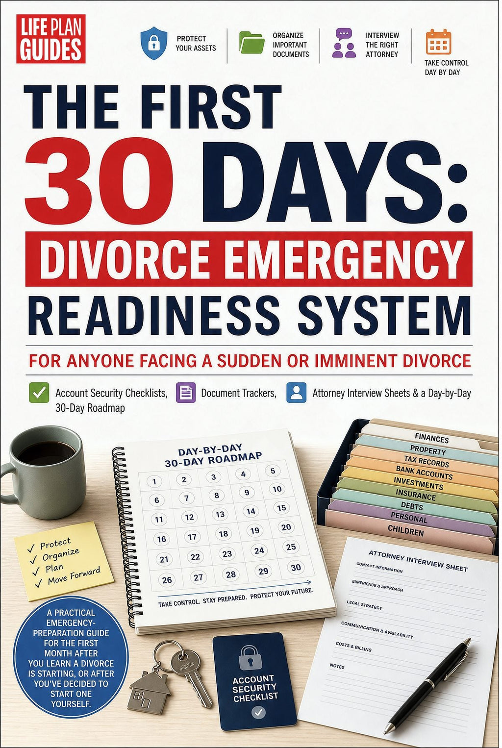 The First 30 Days: Divorce Emergency Readiness System cover