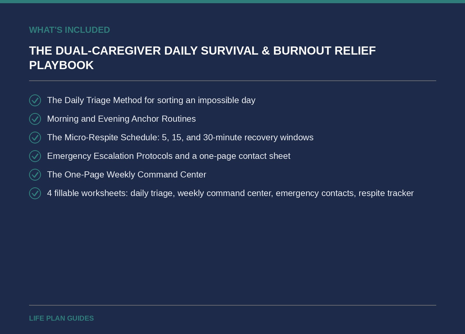 The Dual-Caregiver Daily Survival & Burnout Relief Playbook