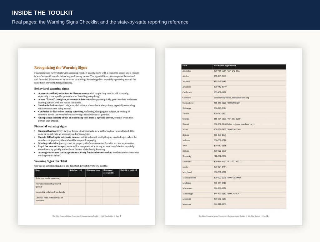 The Elder Financial Abuse Protection & Documentation Toolkit
