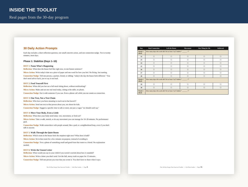 Inside the toolkit preview pages