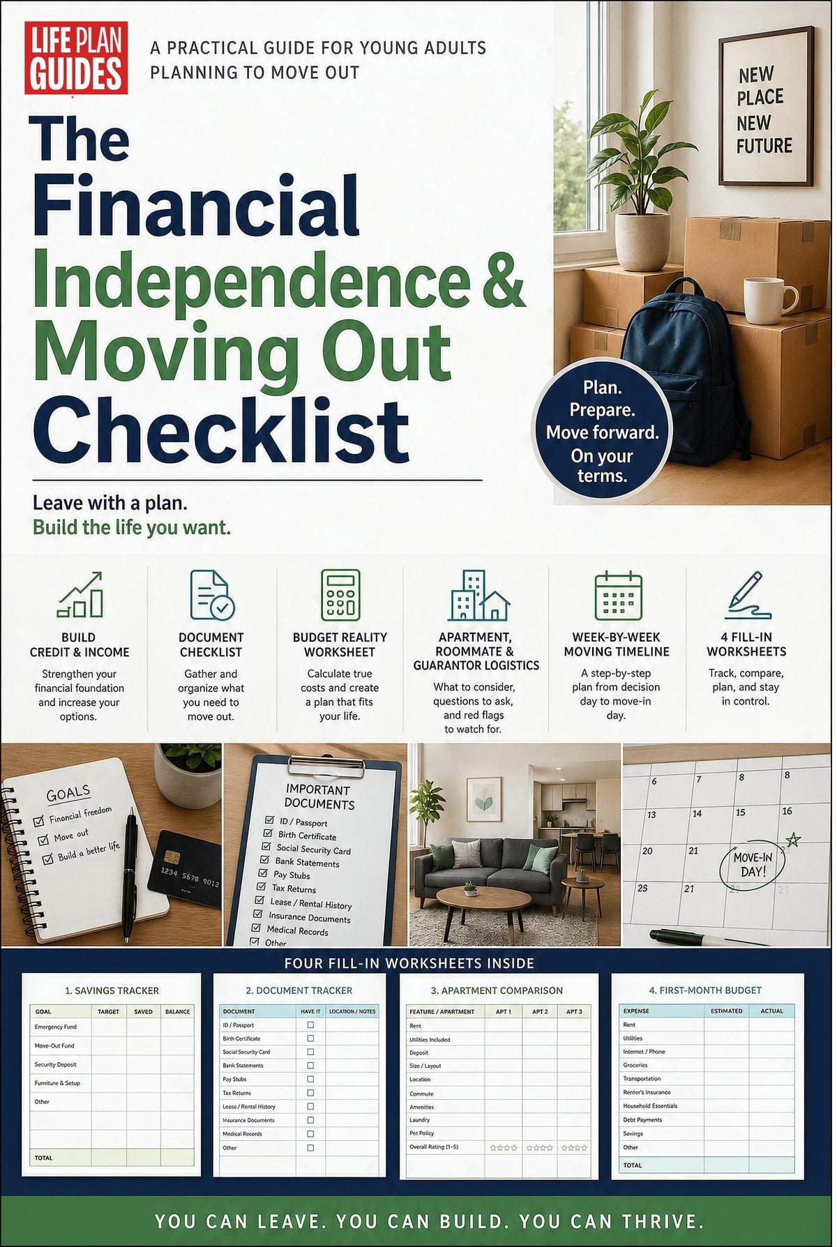 The Financial Independence & Moving Out Checklist cover