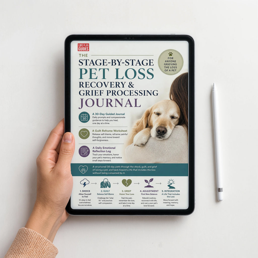 The Stage-by-Stage Pet Loss Recovery & Grief Processing Journal