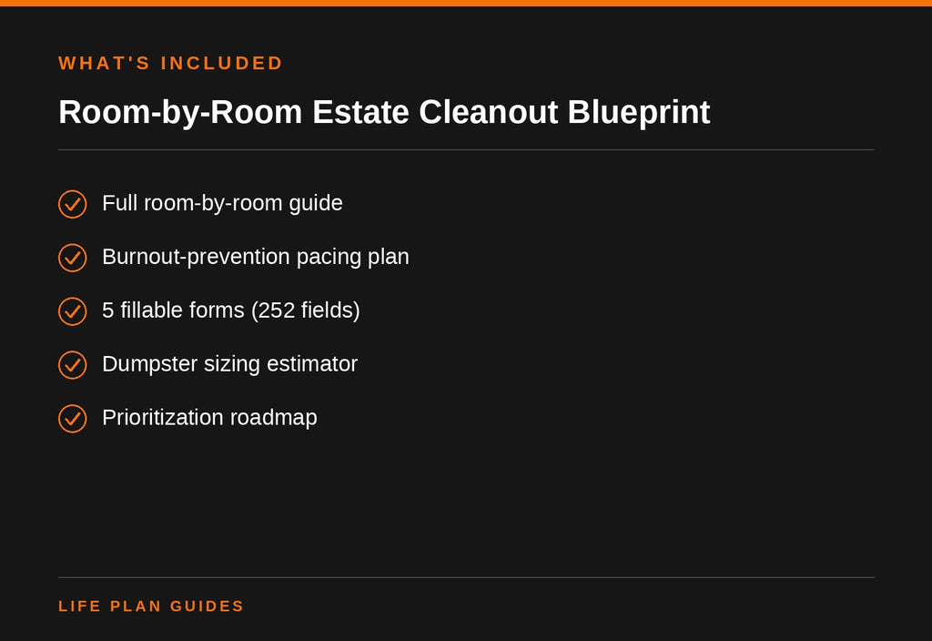 Room-by-Room Estate Cleanout Blueprint