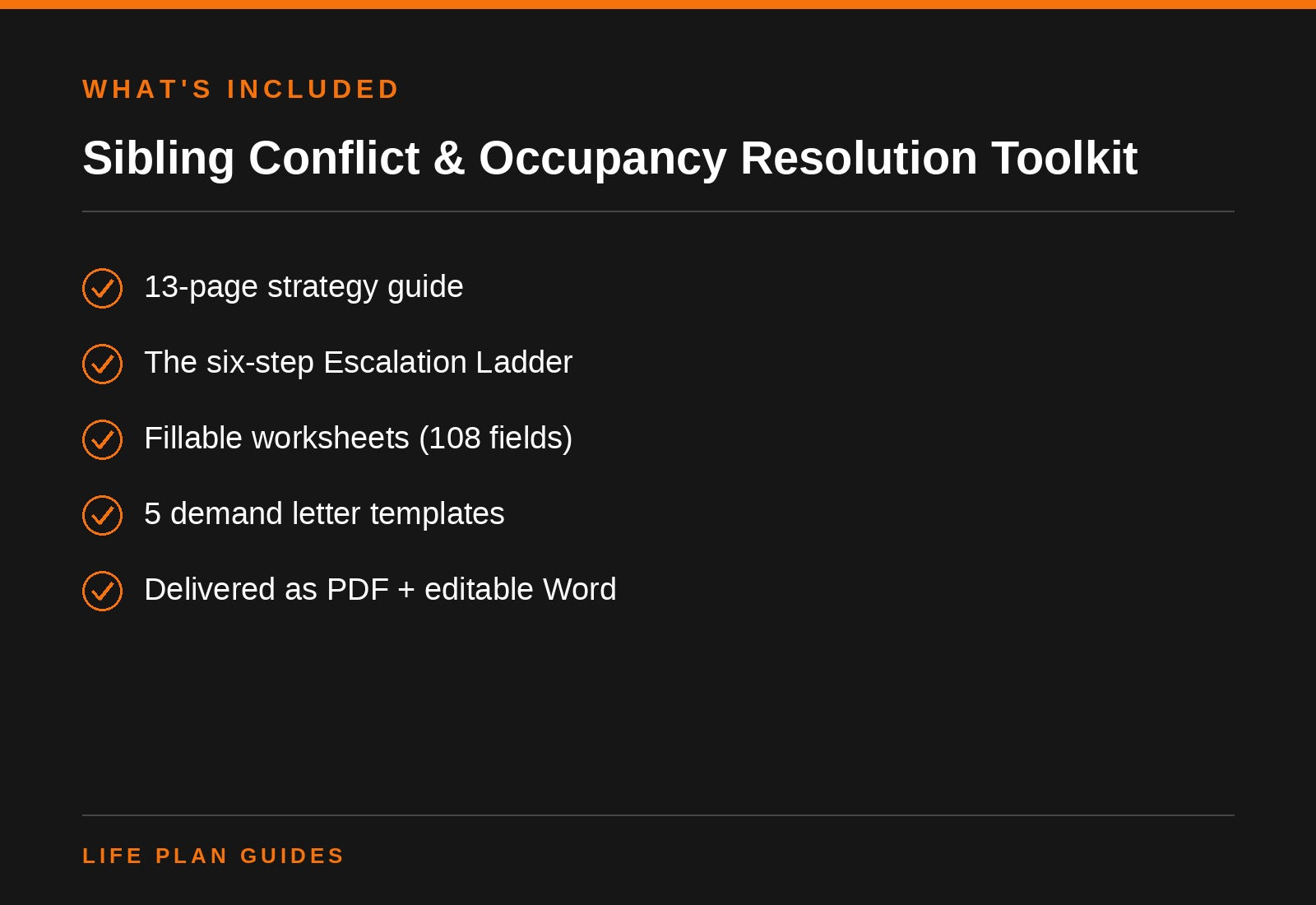 Sibling Conflict & Occupancy Resolution Toolkit