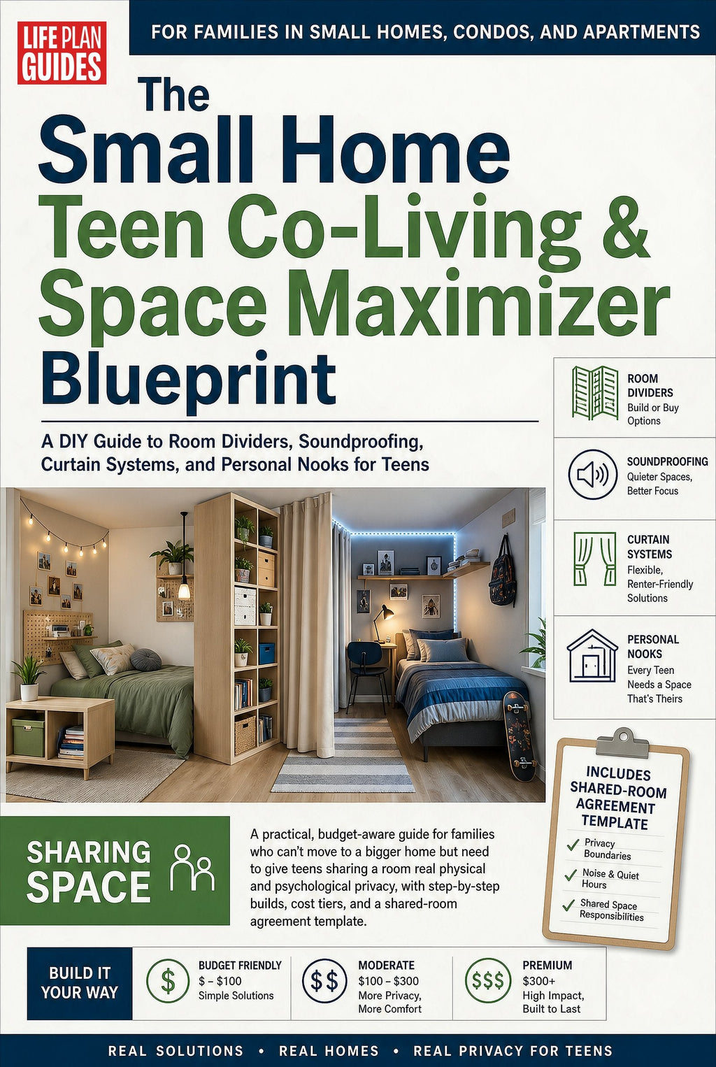 The Small Home Teen Co-Living & Space Maximizer Blueprint cover