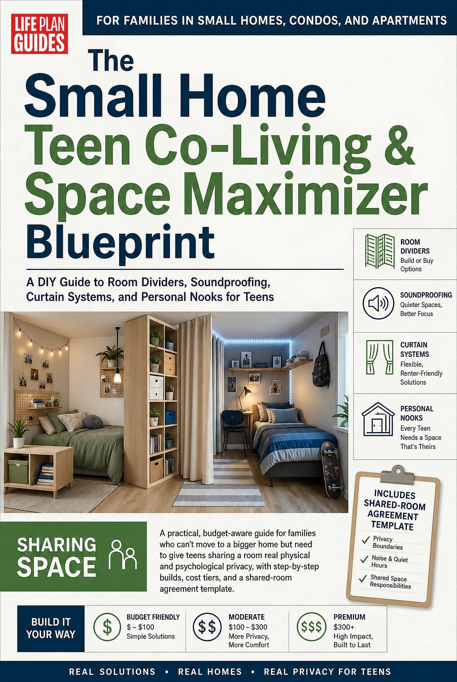 The Small Home Teen Co-Living & Space Maximizer Blueprint cover
