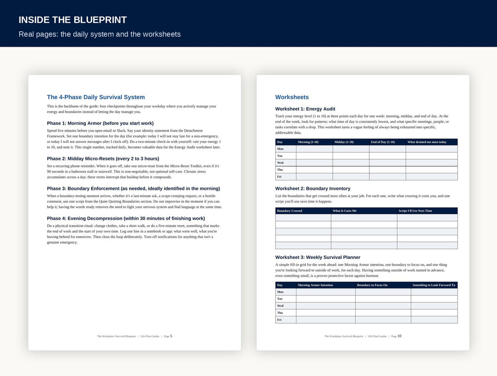 The Workplace Survival Blueprint